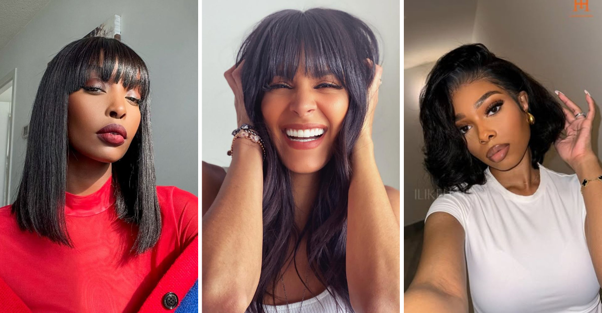 32 Trendy Medium Hairstyles For Dark-Skinned Women