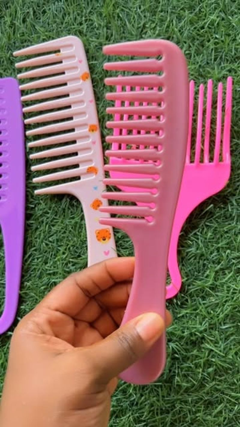 Use a Wide-Tooth Comb