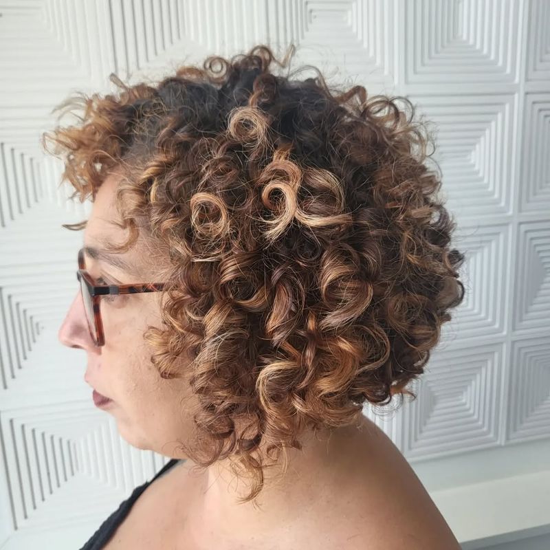 Tousled Curly Bob