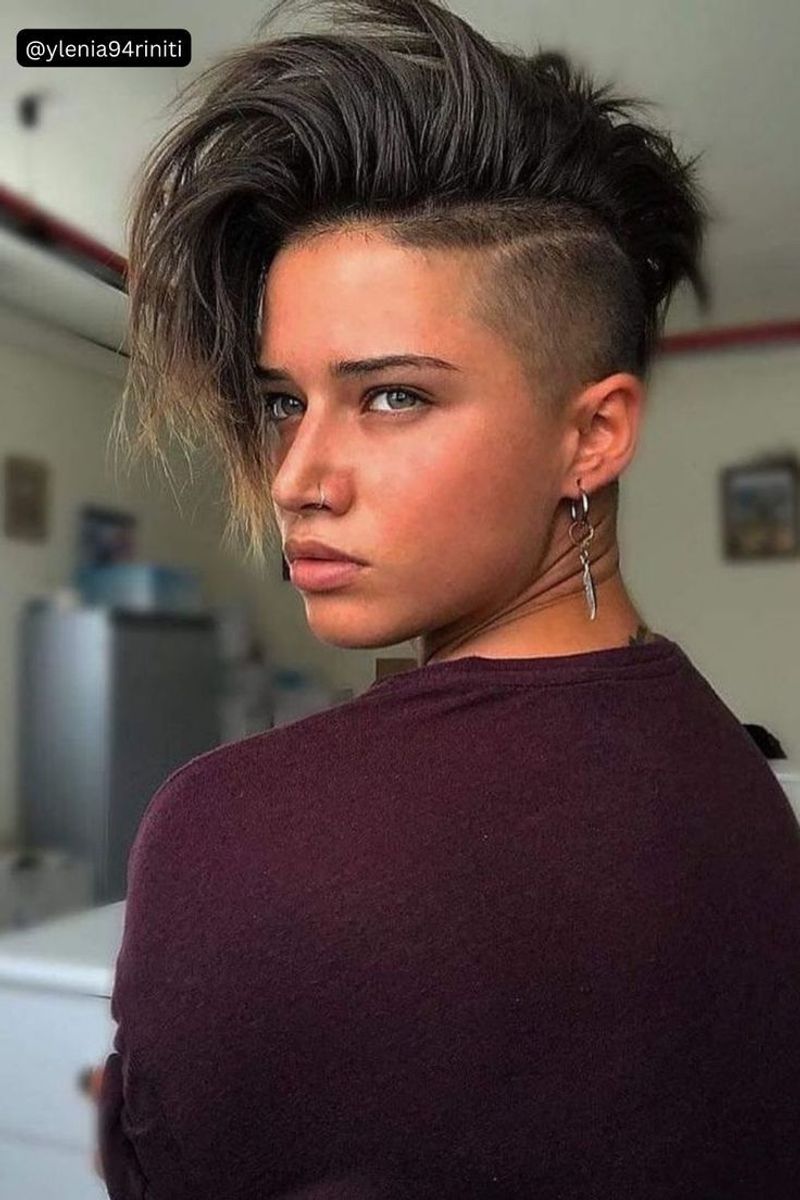 High-Contrast Undercut