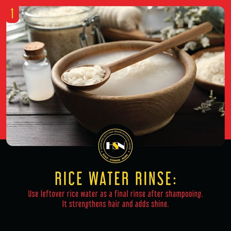 Use Rice Water Rinse