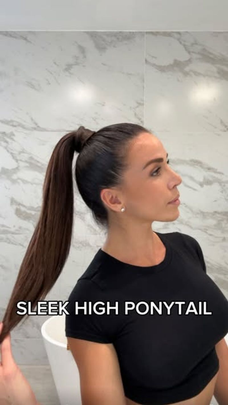 Sleek High Ponytail