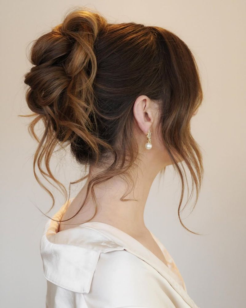 Le chignon désordonné