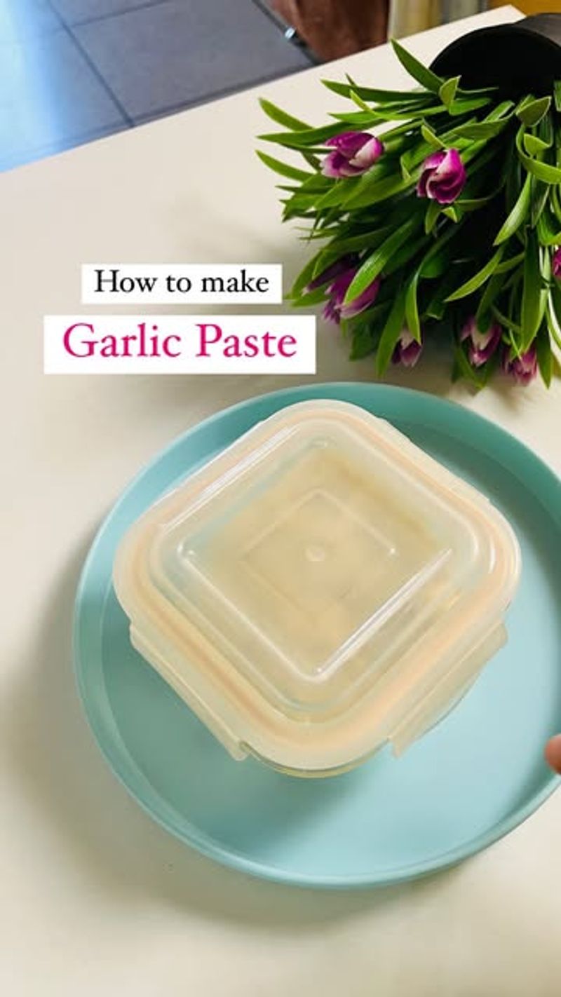 Garlic Paste Application