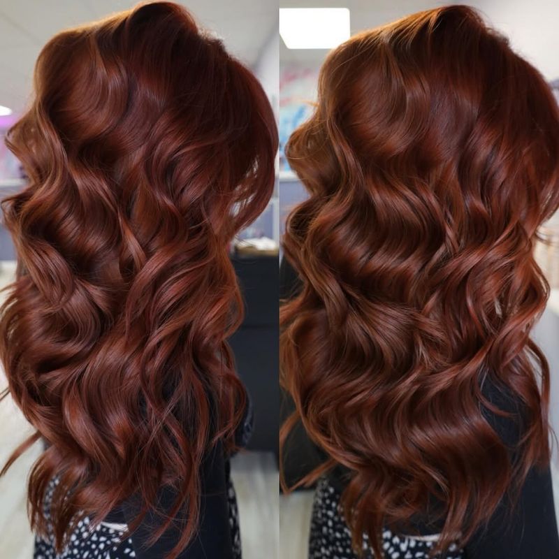 Dark Mahogany with Copper Undertones