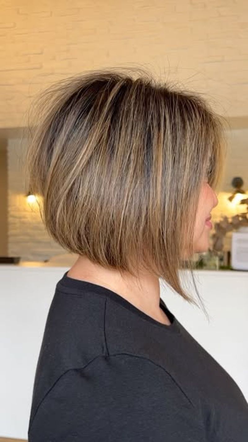 A-Line Blonde Bob