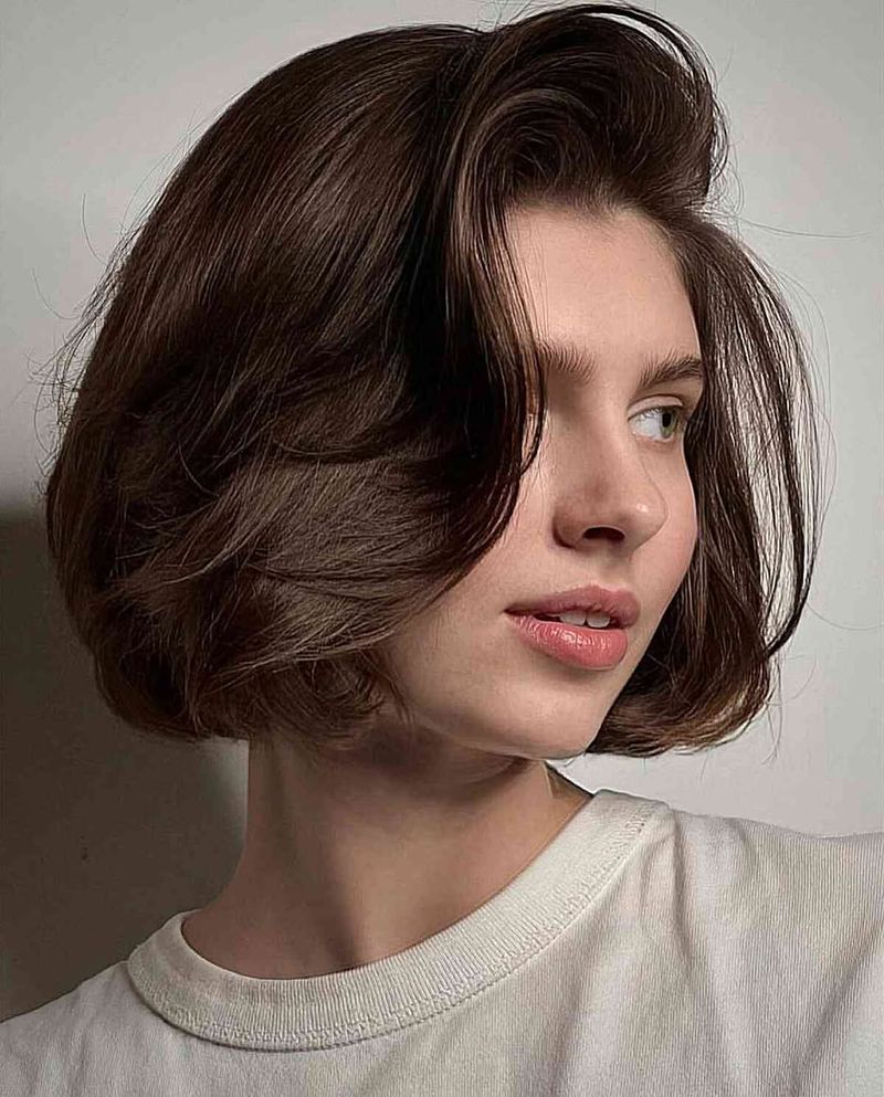 Sleek Wavy Bob