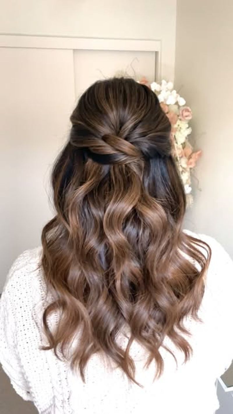 Twisted Half-Updo