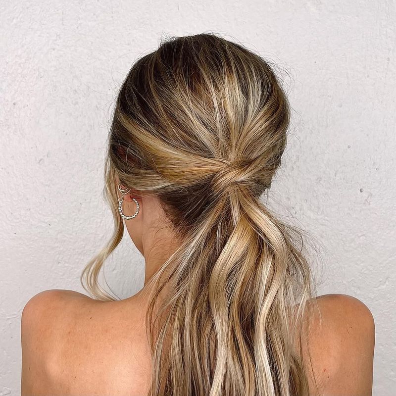 Chic Wrapped Ponytail