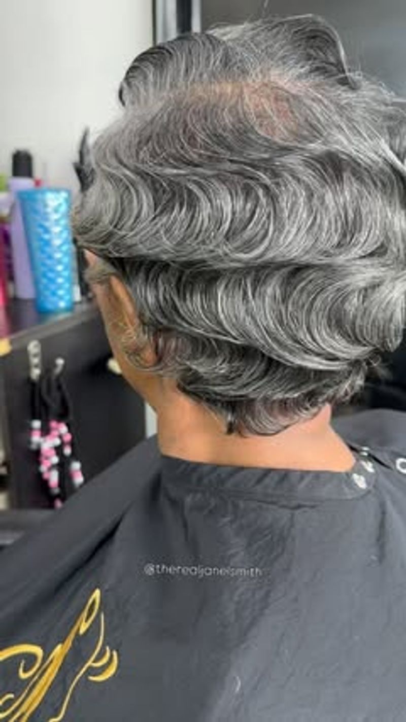 Silver Finger Waves