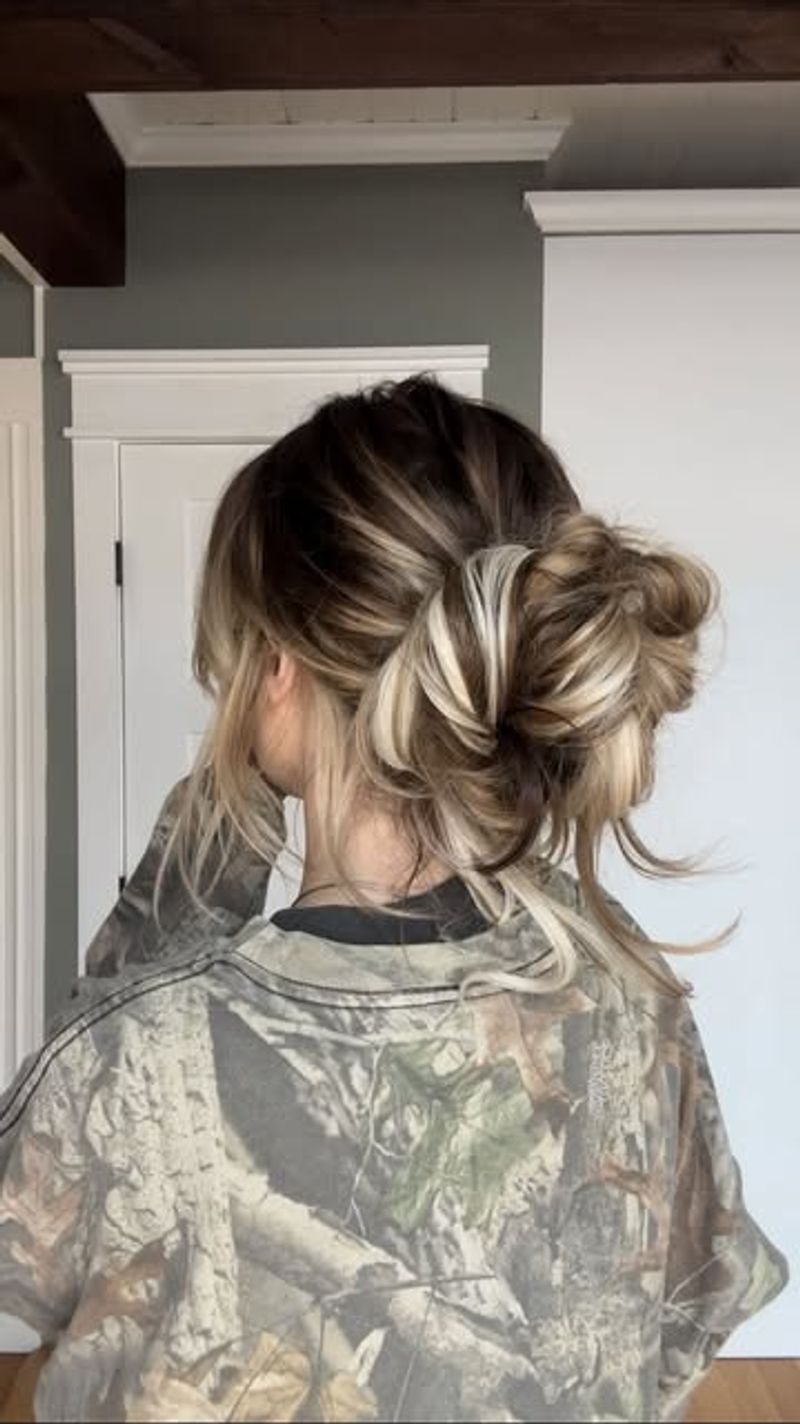 Chignon désordonné