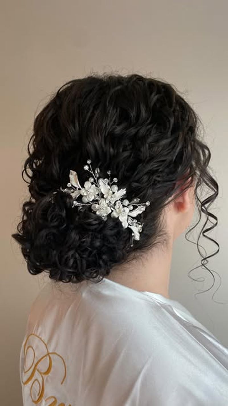 Chignon floral