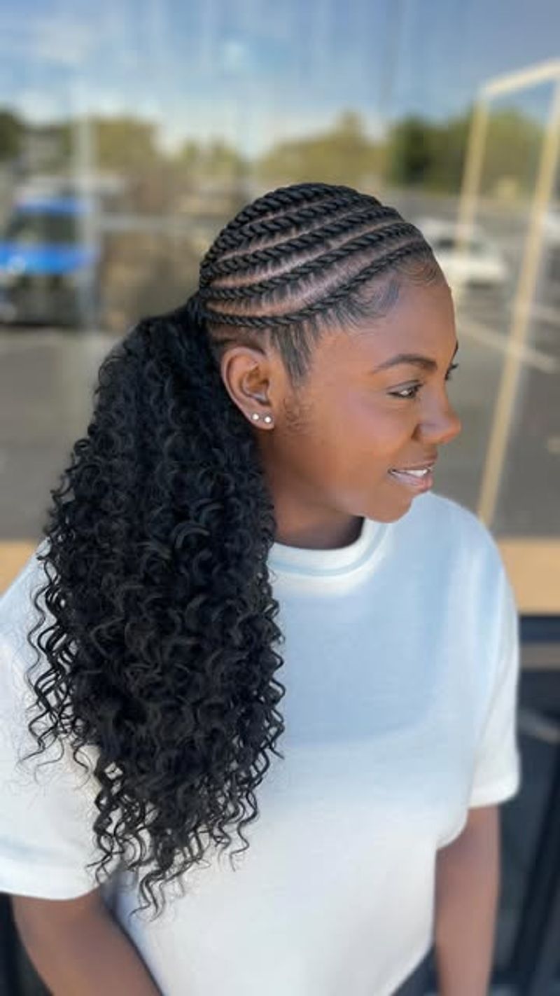 Flat Twist Ponytail