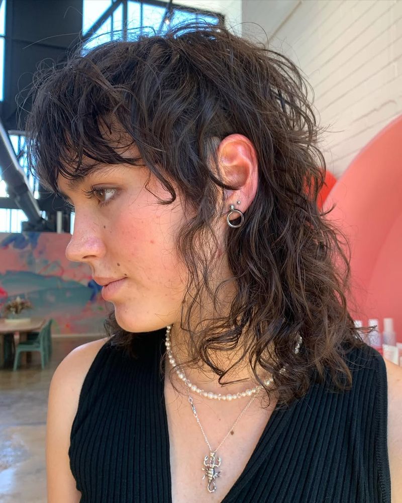 Mullet for Round Faces