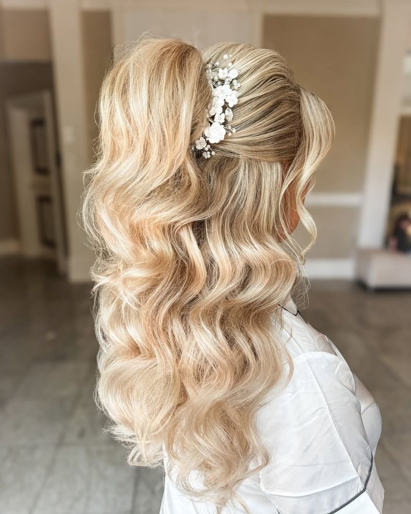 Voluminous Half-Updo