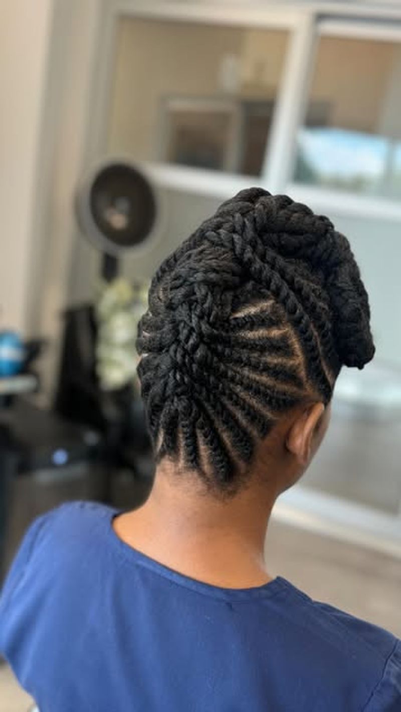 Flat Twist Updo