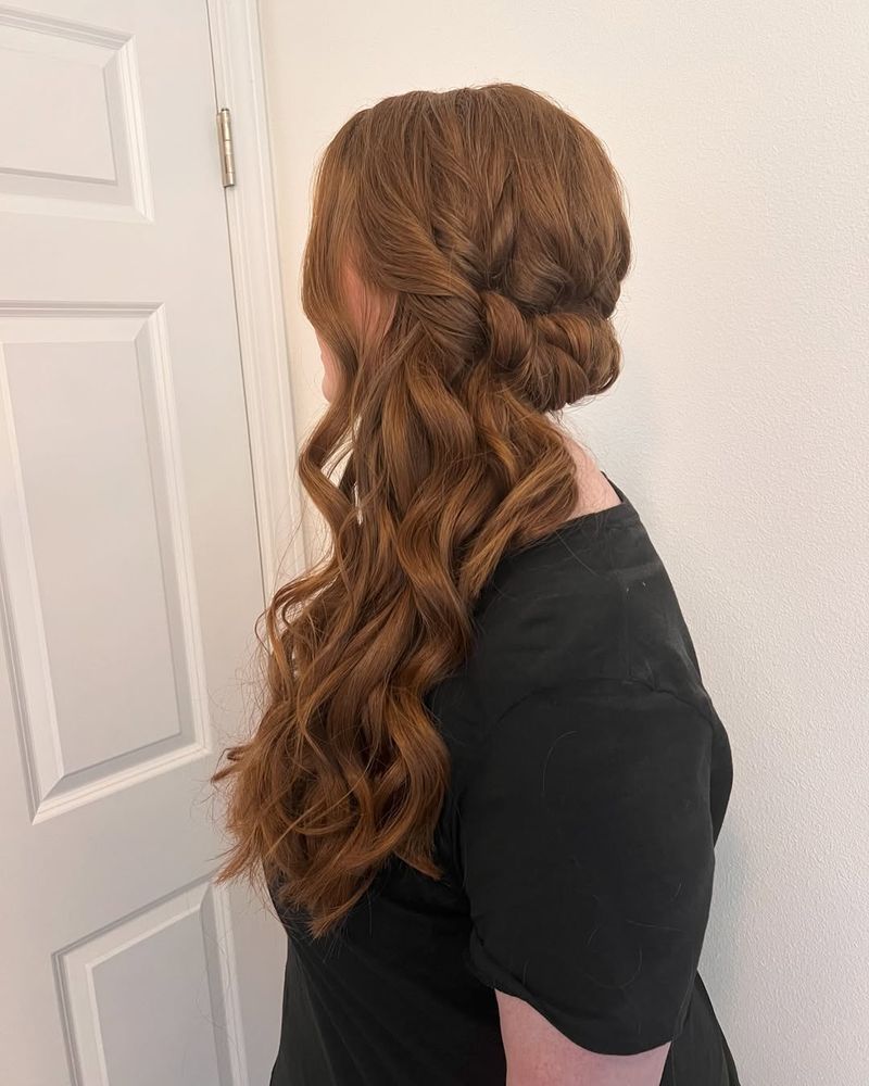 Side-Swept Curls