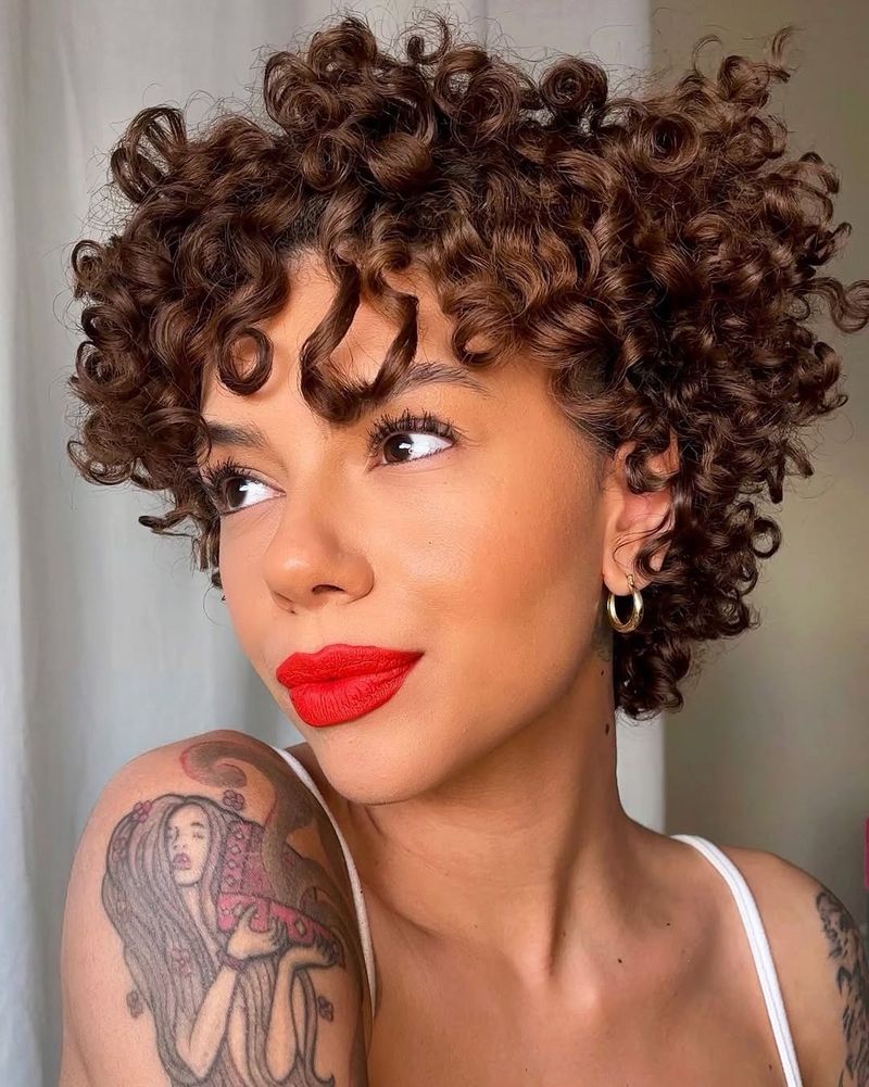 Curly Pixie Cut