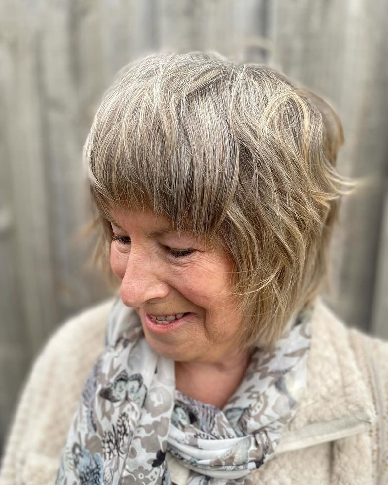 Modern Shag with Bangs