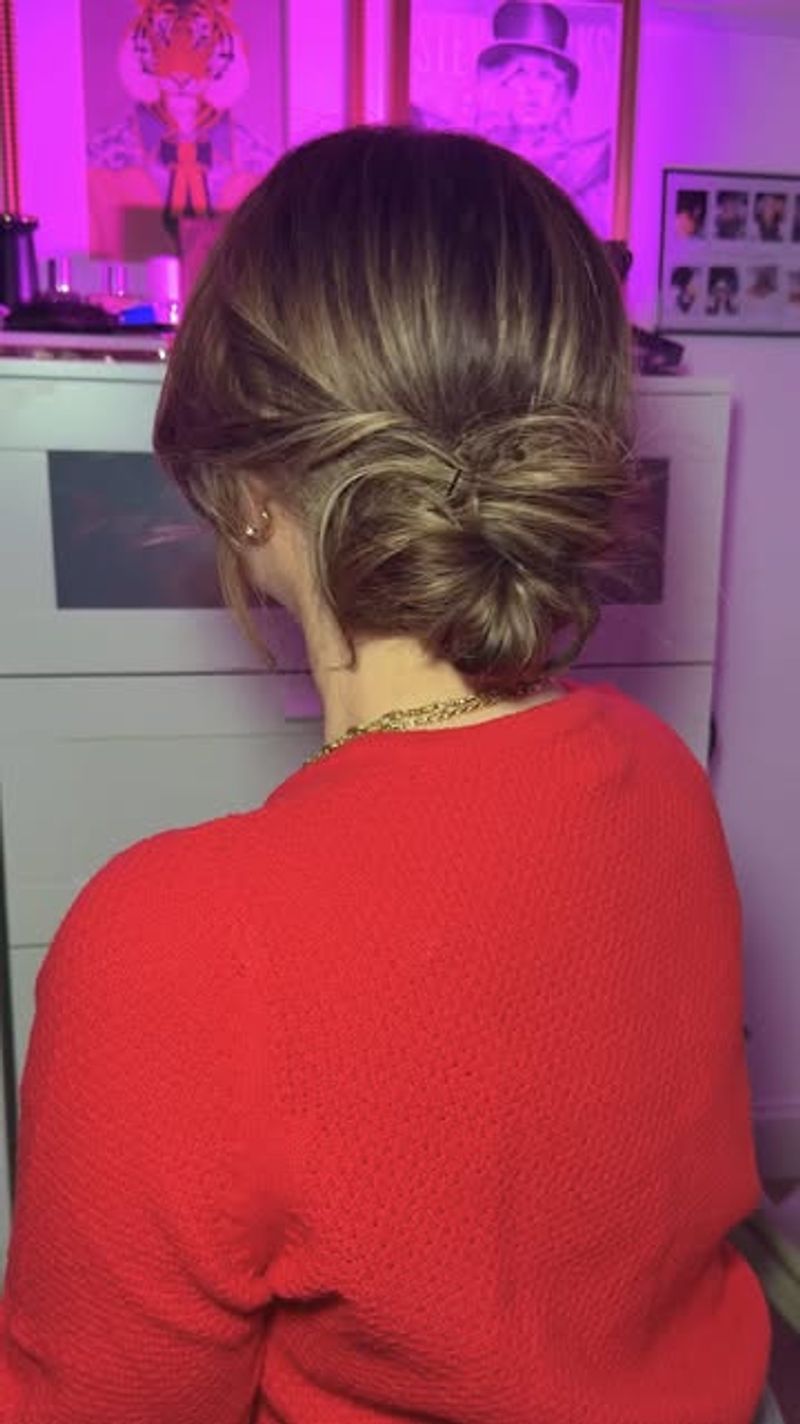 Chignon attorcigliato