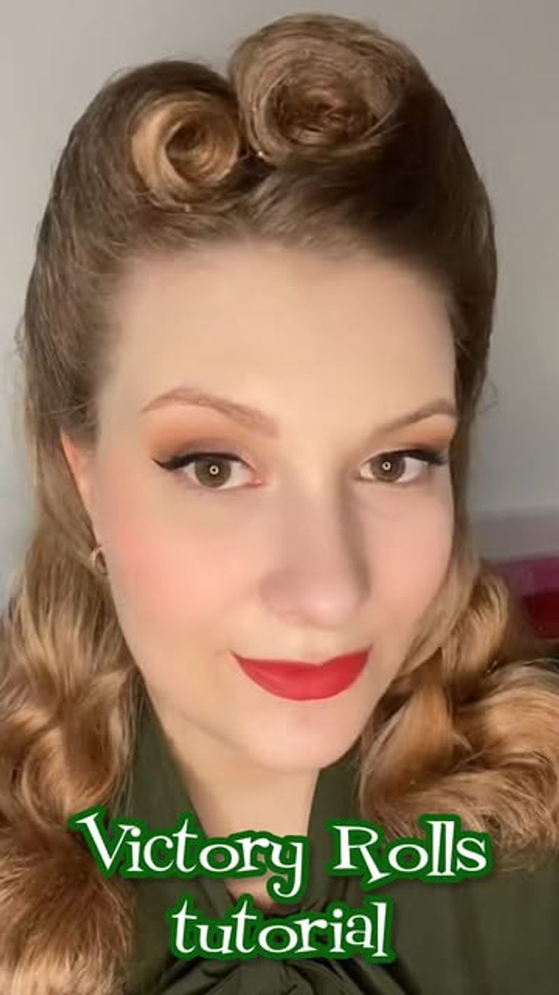 Overstyled Victory Rolls