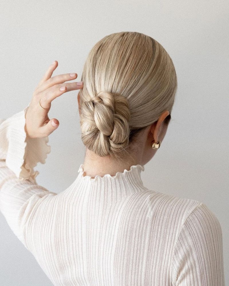 Chignon attorcigliato