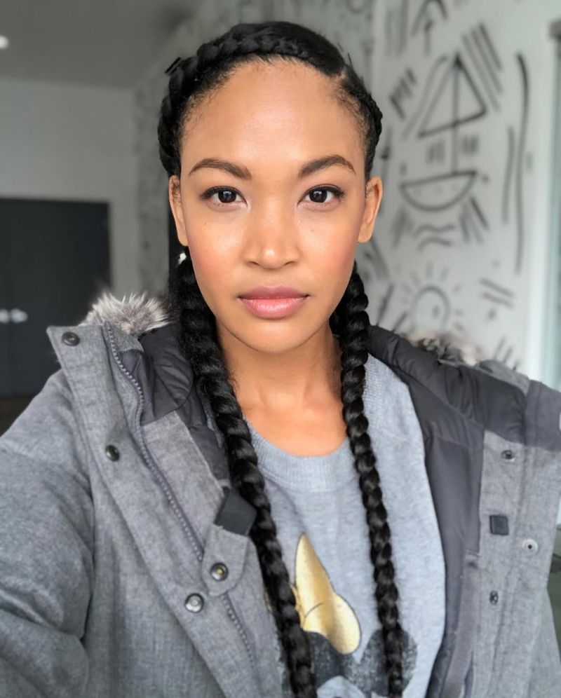 Double Cornrow Braids