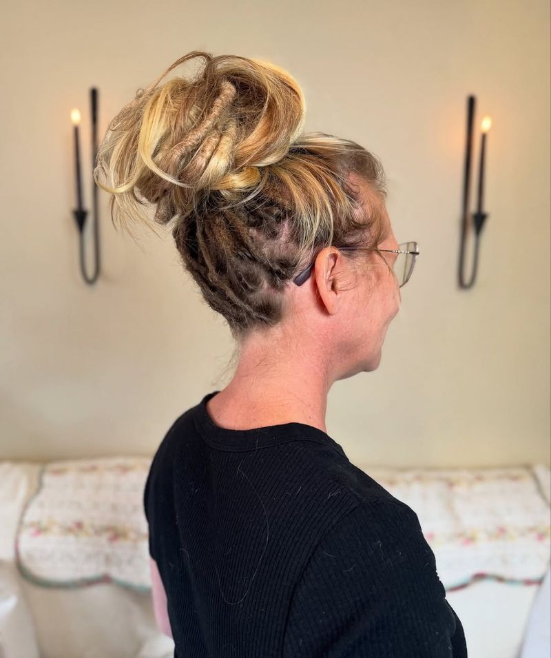 Chignon désordonné