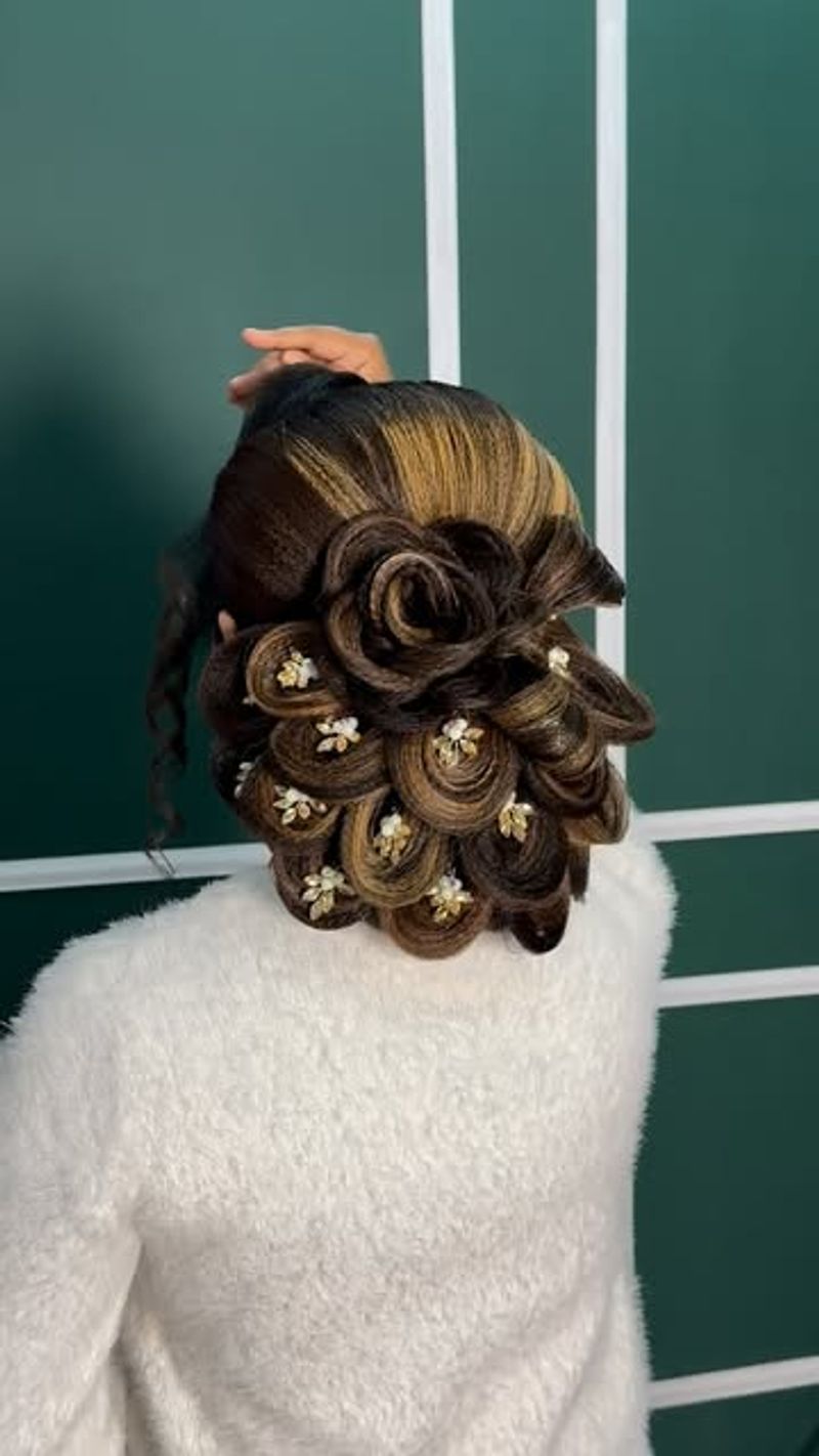 Peacock Updo