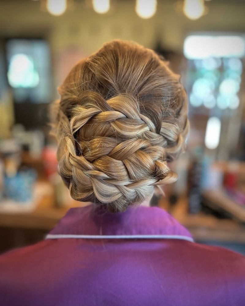 Sculpted Updo with Twists