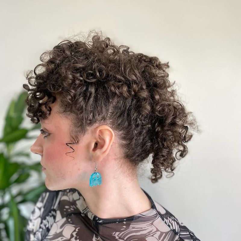 Curly Faux Hawk