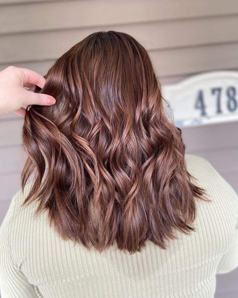 Rich Chestnut with Auburn Highlights