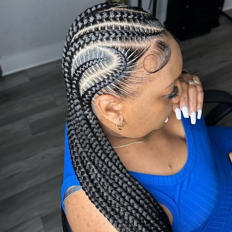 Curved Cornrows