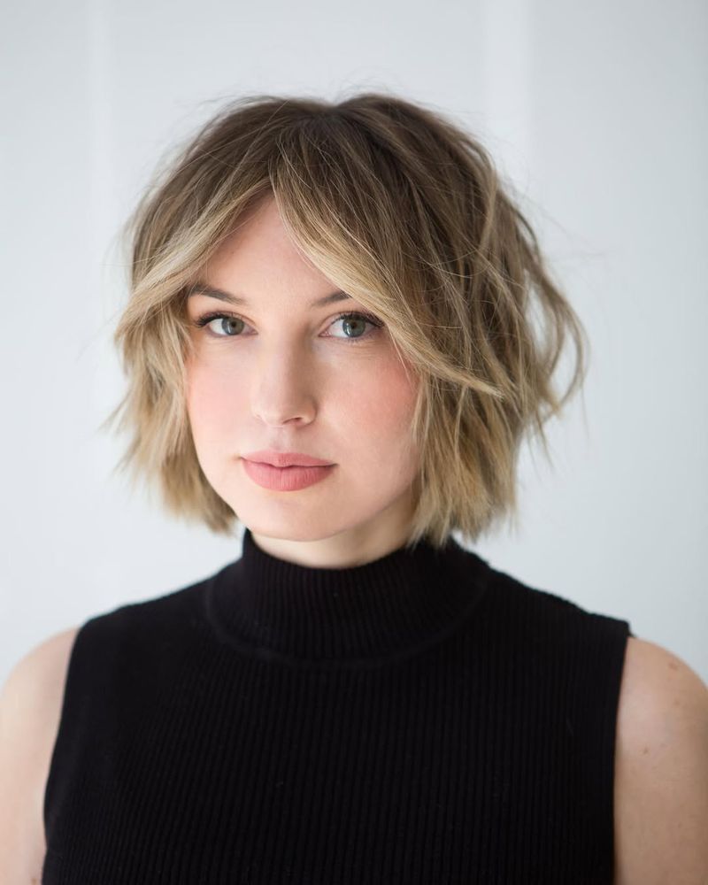 Layered Choppy Bob