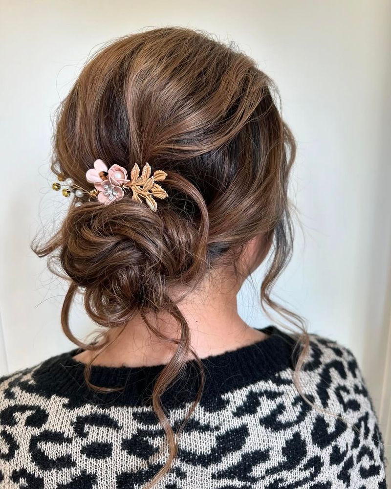 Penteado baixo gracioso