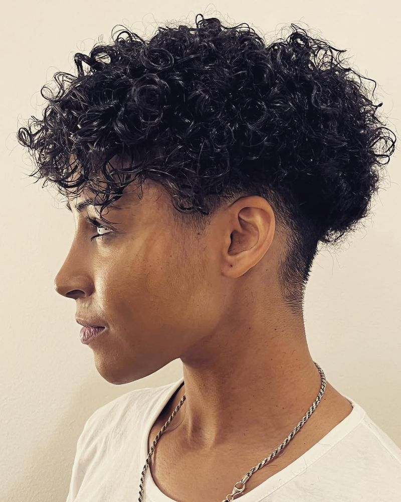 Textured Curly Crop