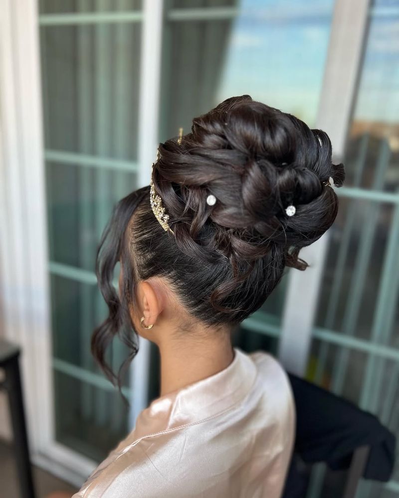 Dramatic Braided Updo