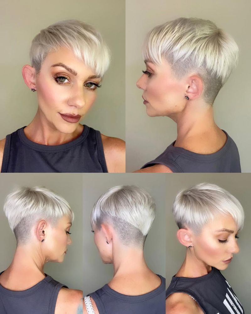 Buzz Cut Elegance