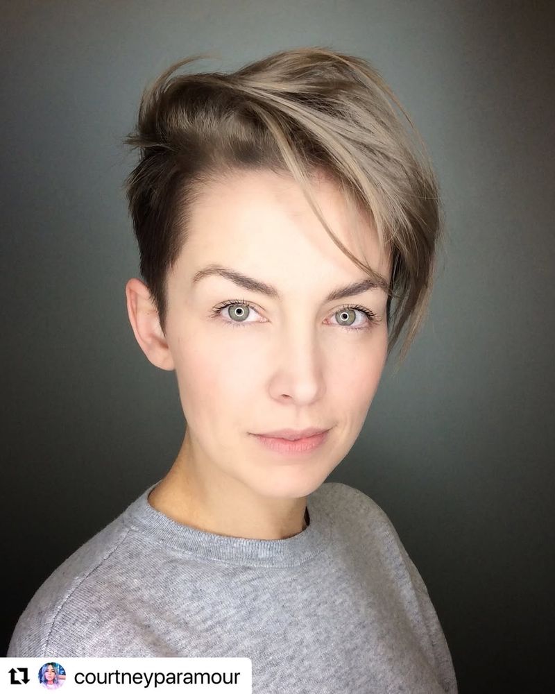 Pixie with Subtle Highlights