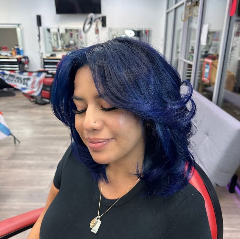 Bold Blue Streaks