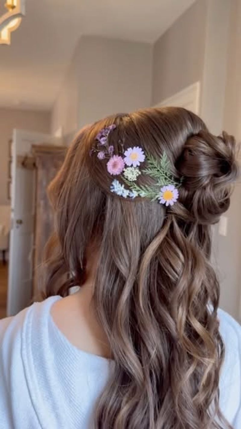 Floral Embellished Waves