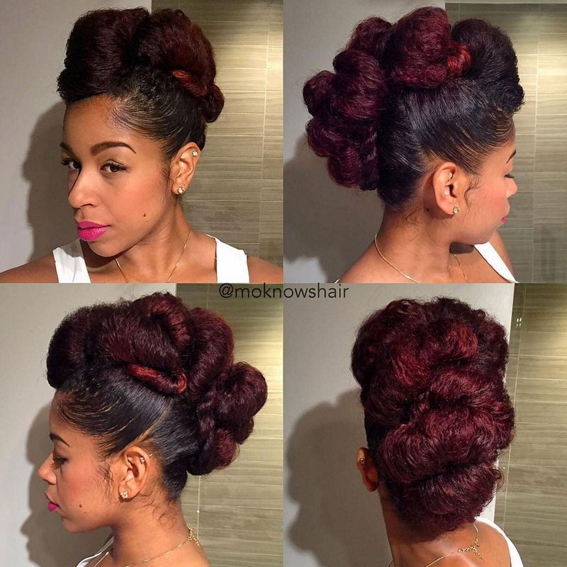 Pompadour Updo