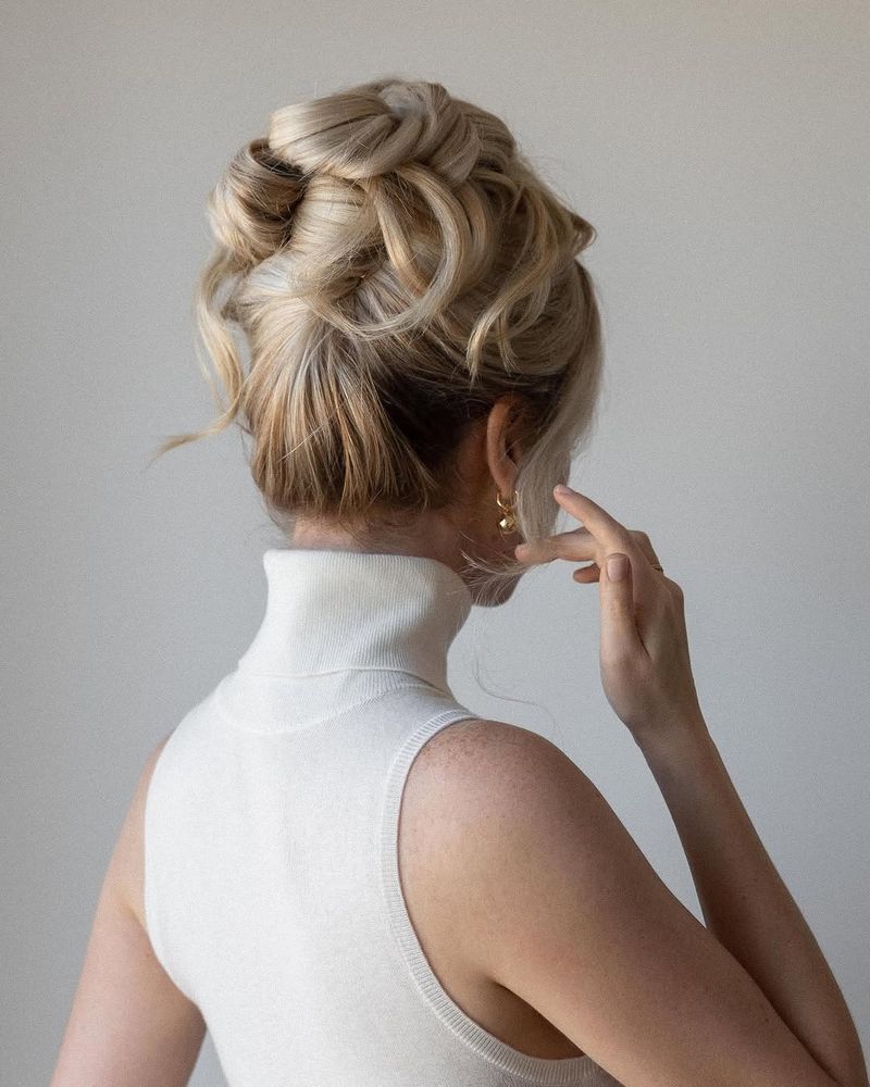 Chignon haut