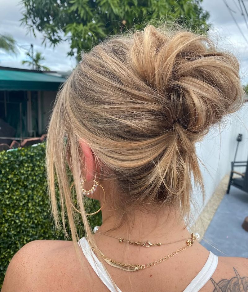 Chignon désordonné