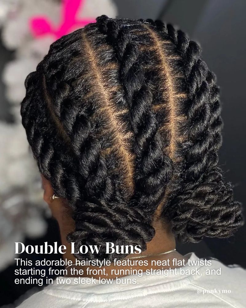 Double Bun Twists