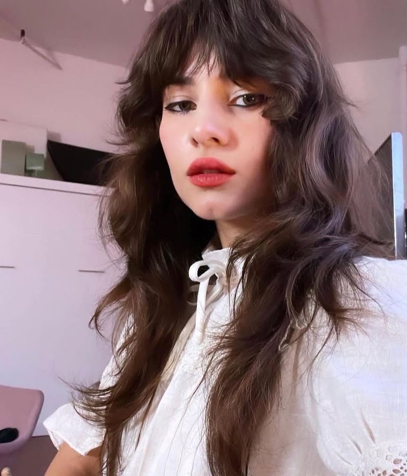 Thick, Straight Bangs