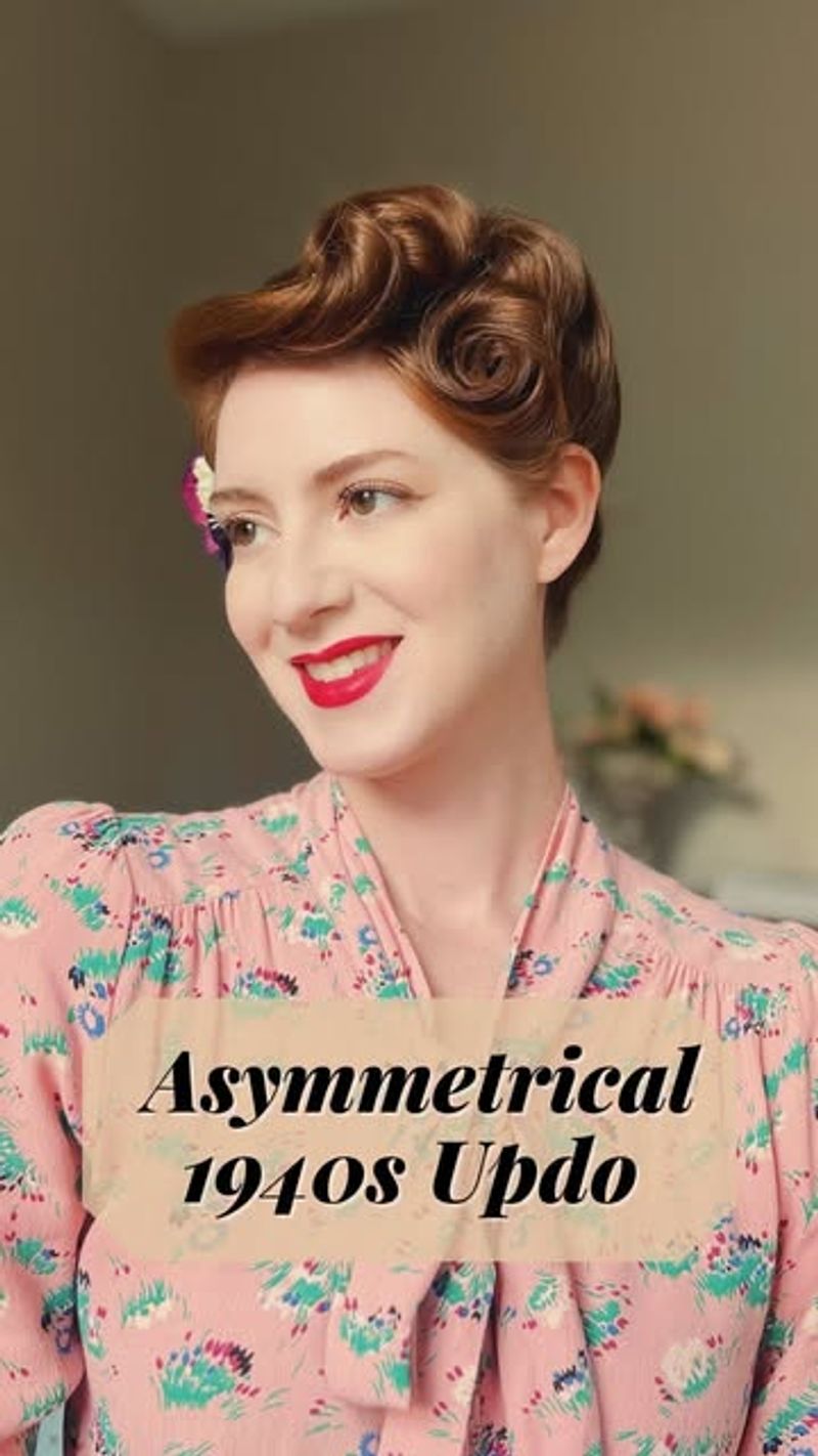 Asymmetrical Updo