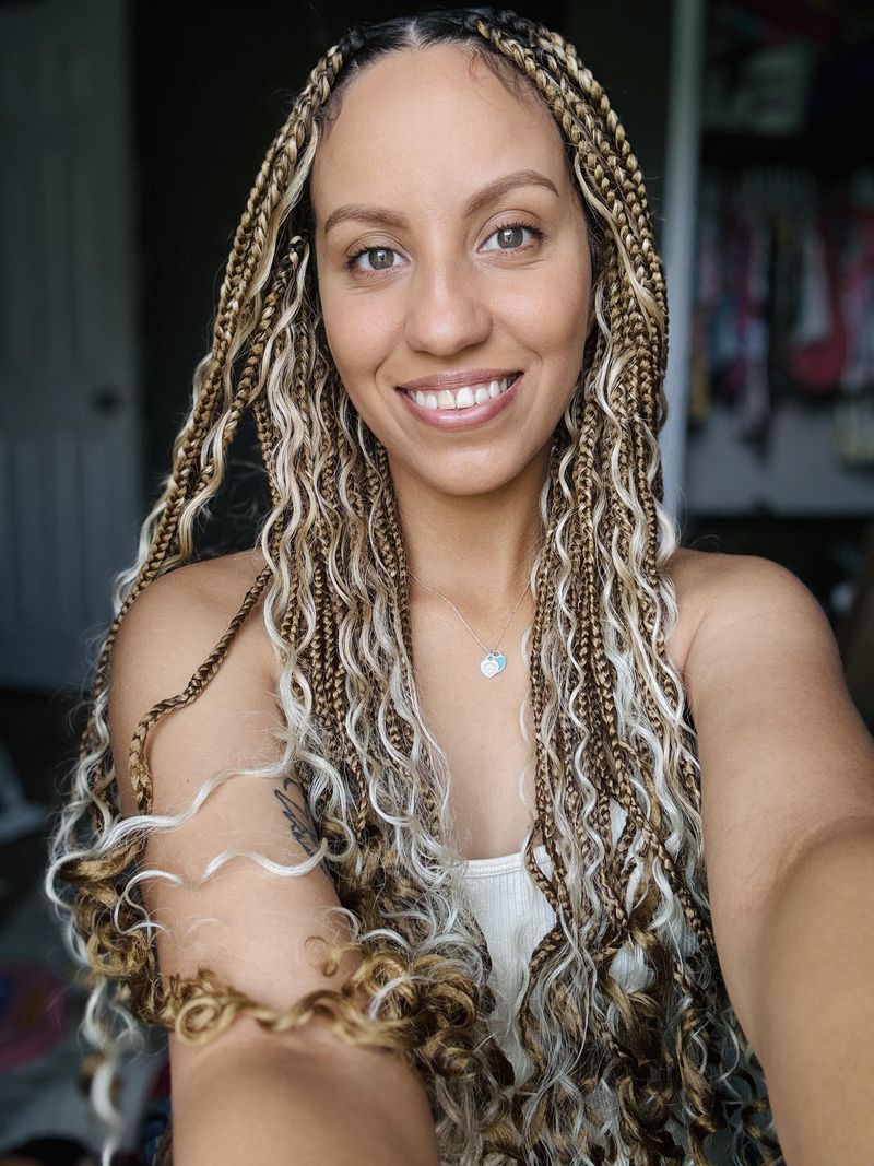 Boho Braids with Layers