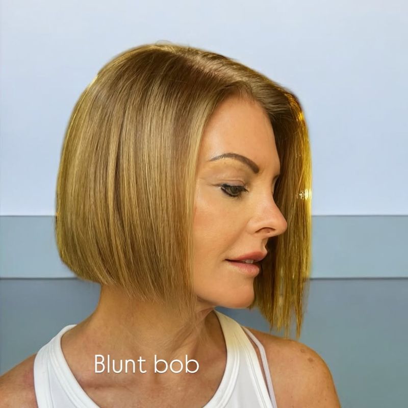 Blunt Bob for Square Faces