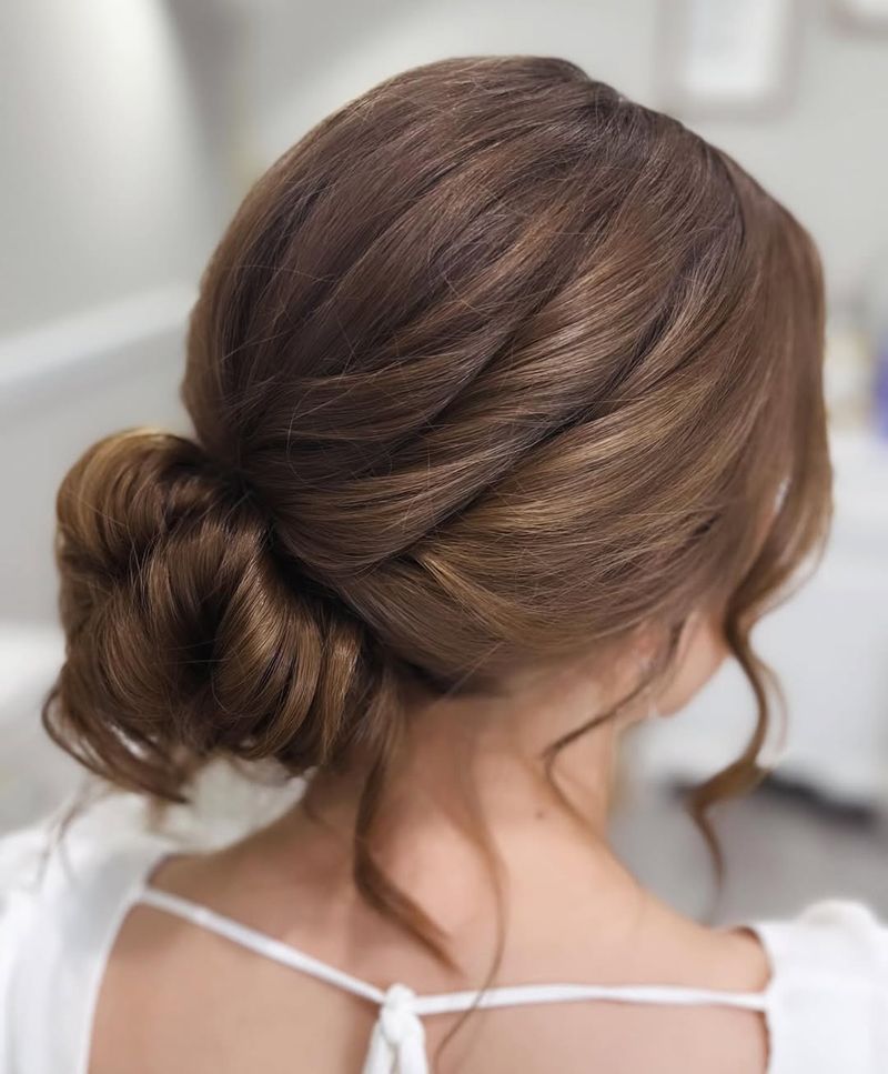 Textured Low Chignon